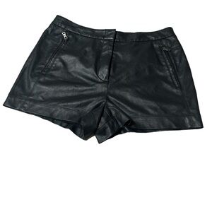BCBG Leather Shorts